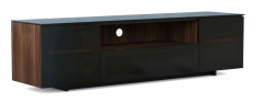 HT60W STAND LCD Gloss walnut wooden + steel 1800*450*480